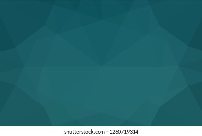 Light BLUE vector abstract polygonal texture. A sample with polygonal shapes. Brand new style for your business design.