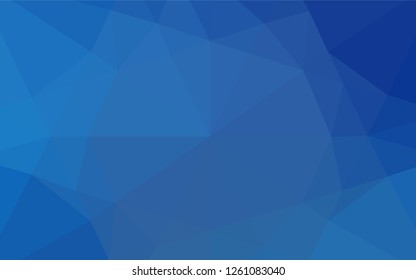 Light BLUE vector abstract polygonal cover. A completely new color illustration in a vague style. The elegant pattern can be used as part of a brand book.