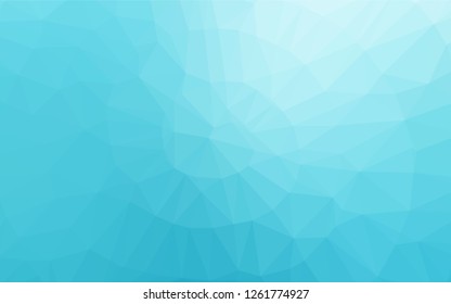 Light BLUE vector abstract polygonal texture. Creative geometric illustration in Origami style with gradient. A completely new design for your business.
