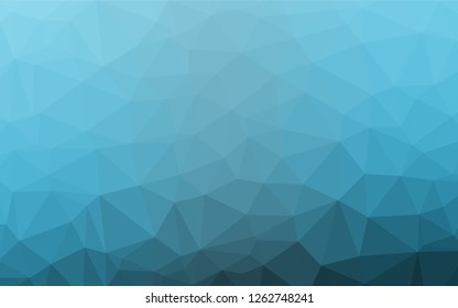 Light BLUE vector abstract polygonal texture. Colorful illustration in abstract style with gradient. The textured pattern can be used for background.