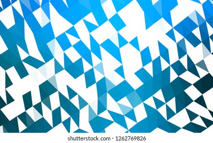 Light BLUE vector abstract polygonal pattern. Colorful illustration in abstract style with gradient. The elegant pattern can be used as part of a brand book.