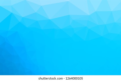 Light BLUE vector abstract polygonal cover. Modern geometrical abstract illustration with gradient. A completely new design for your business.