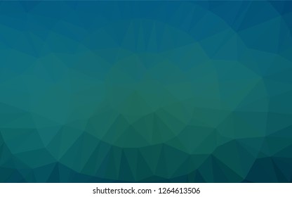 Light BLUE vector abstract polygonal layout. A vague abstract illustration with gradient. The textured pattern can be used for background.