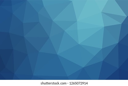 Light BLUE vector abstract polygonal texture. Colorful illustration in abstract style with gradient. A completely new template for your business design.