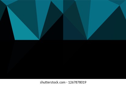 Light BLUE vector abstract polygonal layout. Colorful abstract illustration with gradient. A completely new template for your business design.