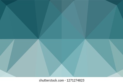 Light BLUE vector abstract polygonal layout. Shining colored illustration in a Brand new style. The template can be used as a background for cell phones.