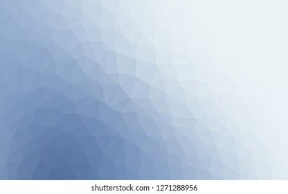 Light BLUE vector abstract polygonal pattern. Colorful abstract illustration with triangles. A new texture for your web site.