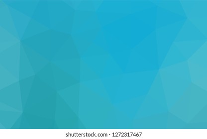 Light BLUE vector abstract polygonal cover. A vague abstract illustration with gradient. The template can be used as a background for cell phones.