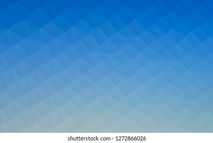 Light BLUE vector abstract polygonal cover. A completely new color illustration in a vague style. Completely new template for your business design.