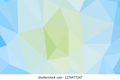 Light BLUE vector abstract polygonal pattern. Elegant bright polygonal illustration with gradient. Polygonal design for your web site.