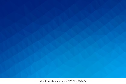 Light BLUE vector abstract polygonal cover. Shining colored illustration in a Brand new style. Polygonal design for your web site.