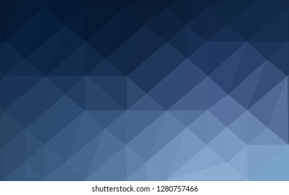 Light BLUE vector abstract polygonal texture. Colorful illustration in abstract style with gradient. Completely new design for your business.