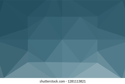 Light BLUE vector abstract polygonal texture. A completely new color illustration in a vague style. The template can be used as a background for cell phones.