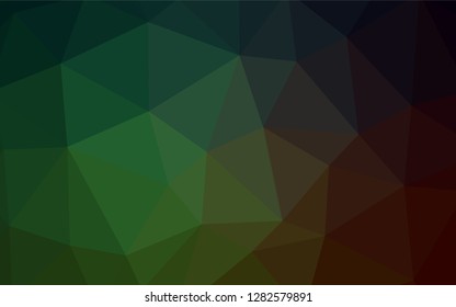 Light BLUE vector abstract polygonal background. Creative illustration in halftone style with triangles. Polygonal design for your web site.