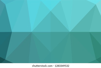 Light BLUE vector abstract polygonal layout. An elegant bright illustration with gradient. Brand new style for your business design.