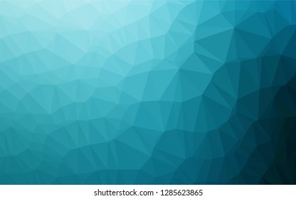 Light BLUE vector abstract polygonal texture. An elegant bright illustration with gradient. Brand new style for your business design.