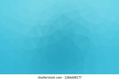 Light BLUE vector abstract polygonal layout. Geometric illustration in Origami style with gradient. Completely new template for your business design.