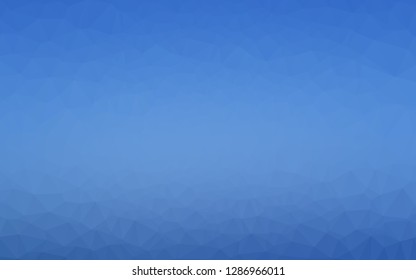 Light BLUE vector abstract polygonal texture. A completely new color illustration in a vague style. The best triangular design for your business.