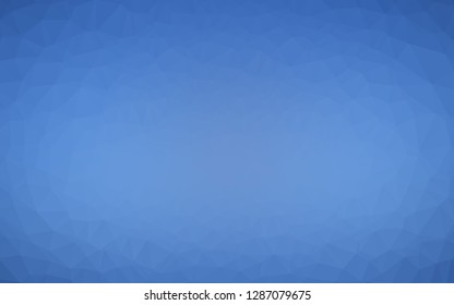 Light BLUE vector abstract polygonal layout. A completely new color illustration in a vague style. Completely new design for your business.