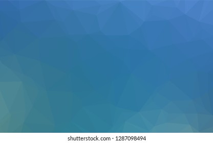 Light BLUE vector abstract polygonal texture. Colorful abstract illustration with gradient. Brand new style for your business design.