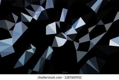Light BLUE vector abstract polygonal layout. Brand new colored illustration in blurry style with gradient. Brand new design for your business.