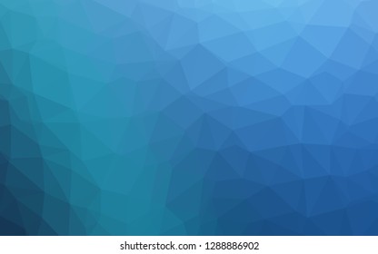 Light BLUE vector abstract polygonal texture. A completely new color illustration in a vague style. Textured pattern for background.