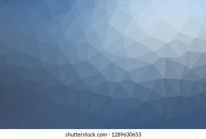 Light BLUE vector abstract polygonal layout. A vague abstract illustration with gradient. Completely new template for your business design.
