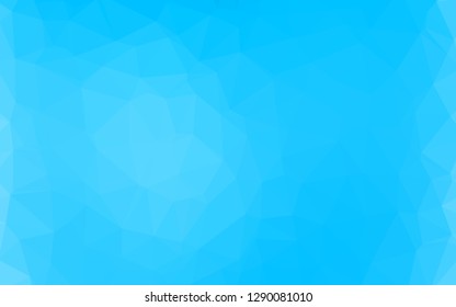 Light BLUE vector abstract polygonal texture. Modern geometrical abstract illustration with gradient. New texture for your design.