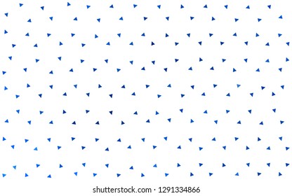 Light BLUE vector  abstract polygonal pattern. Shining polygonal illustration, which consist of triangles. Completely new template for your banner.