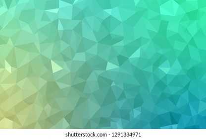 Light BLUE vector abstract polygonal background. Modern abstract illustration with triangles. Polygonal design for your web site.