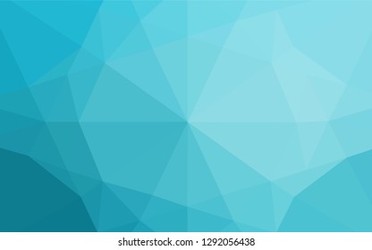 Light BLUE vector abstract polygonal cover. An elegant bright illustration with gradient. A completely new template for your business design.