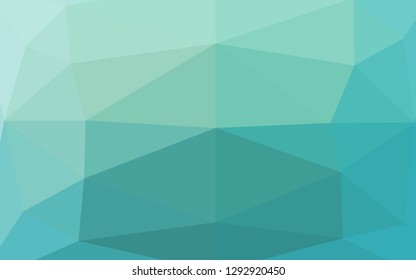 Light BLUE vector abstract polygonal cover. A vague abstract illustration with gradient. New texture for your design.