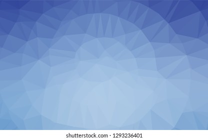 Light BLUE vector abstract polygonal layout. Colorful illustration in abstract style with gradient. A completely new template for your business design.