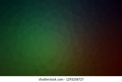 Light BLUE vector abstract polygonal background. Modern abstract illustration with triangles. Best triangular design for your business.