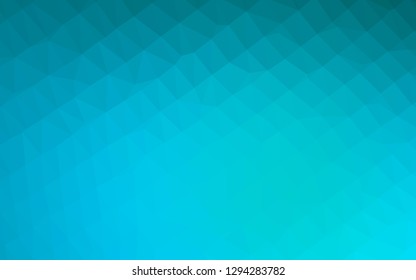 Light BLUE vector abstract polygonal cover. Colorful abstract illustration with gradient. New texture for your design.