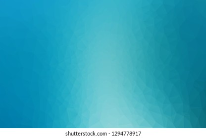 Light BLUE vector abstract polygonal cover. Shining colored illustration in a Brand new style. New texture for your design.