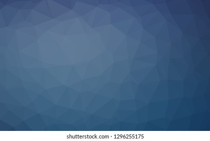 Light BLUE vector abstract polygonal cover. Colorful illustration in Origami style with gradient.  Completely new template for your business design.
