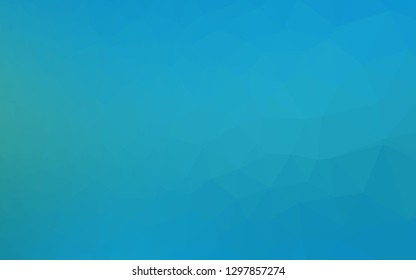 Light BLUE vector abstract polygonal layout. Colorful illustration in abstract style with gradient. Elegant pattern for a brand book.