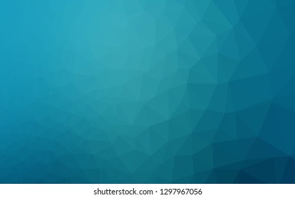 Light BLUE vector abstract polygonal cover. A completely new color illustration in a vague style. Template for your brand book.