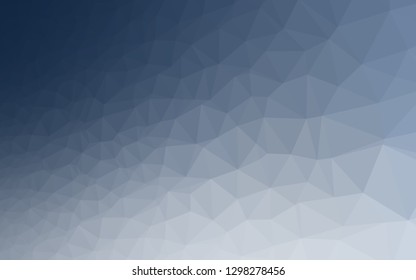 Light BLUE vector abstract polygonal cover. Modern geometrical abstract illustration with gradient. Elegant pattern for a brand book.