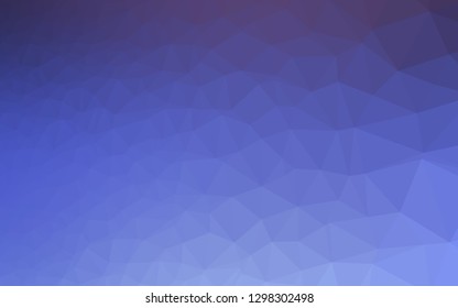Light BLUE vector abstract polygonal cover. Colorful illustration in abstract style with gradient. Textured pattern for background.