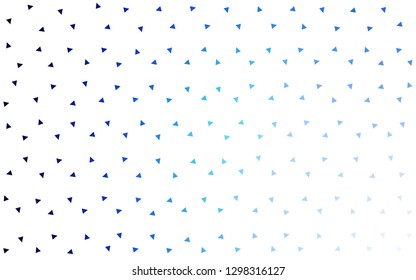 Light BLUE vector  abstract polygonal background. Geometric illustration in Origami style with gradient.  Triangular pattern for your design.
