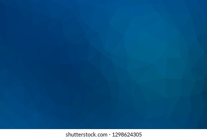 Light BLUE vector abstract polygonal cover. Colorful illustration in abstract style with gradient. Completely new design for your business.