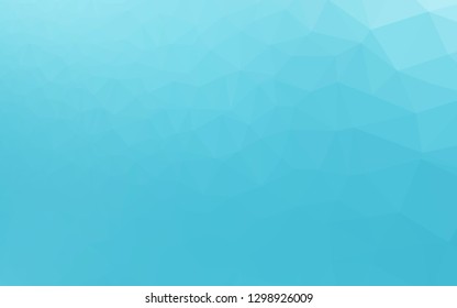 Light BLUE vector abstract polygonal layout. Brand new colorful illustration in with gradient. Brand new design for your business.