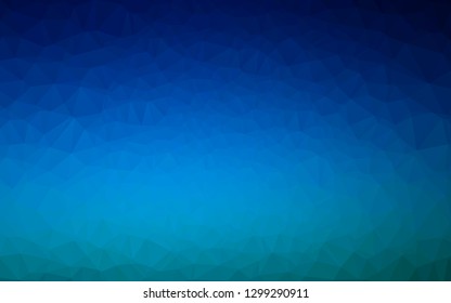 Light BLUE vector abstract polygonal cover. A sample with polygonal shapes. New texture for your design.