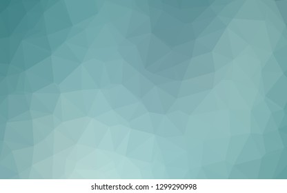Light BLUE vector abstract polygonal texture. A completely new color illustration in a vague style. Template for a cell phone background.