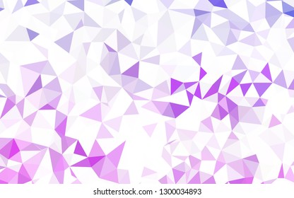Light BLUE vector abstract polygonal pattern. Colorful illustration in abstract style with triangles. Polygonal design for your web site.