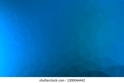 Light BLUE vector abstract polygonal layout. Colorful illustration in abstract style with gradient. Template for your brand book.