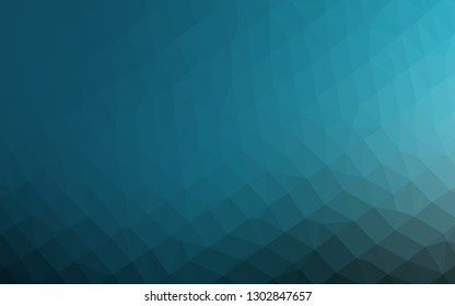 Light BLUE vector abstract polygonal cover. Shining colored illustration in a Brand new style. Textured pattern for background.