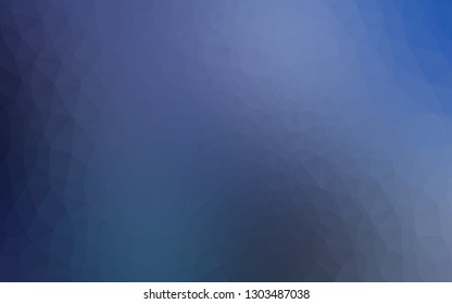 Light BLUE vector abstract polygonal layout. Creative illustration in halftone style with gradient. New texture for your design.